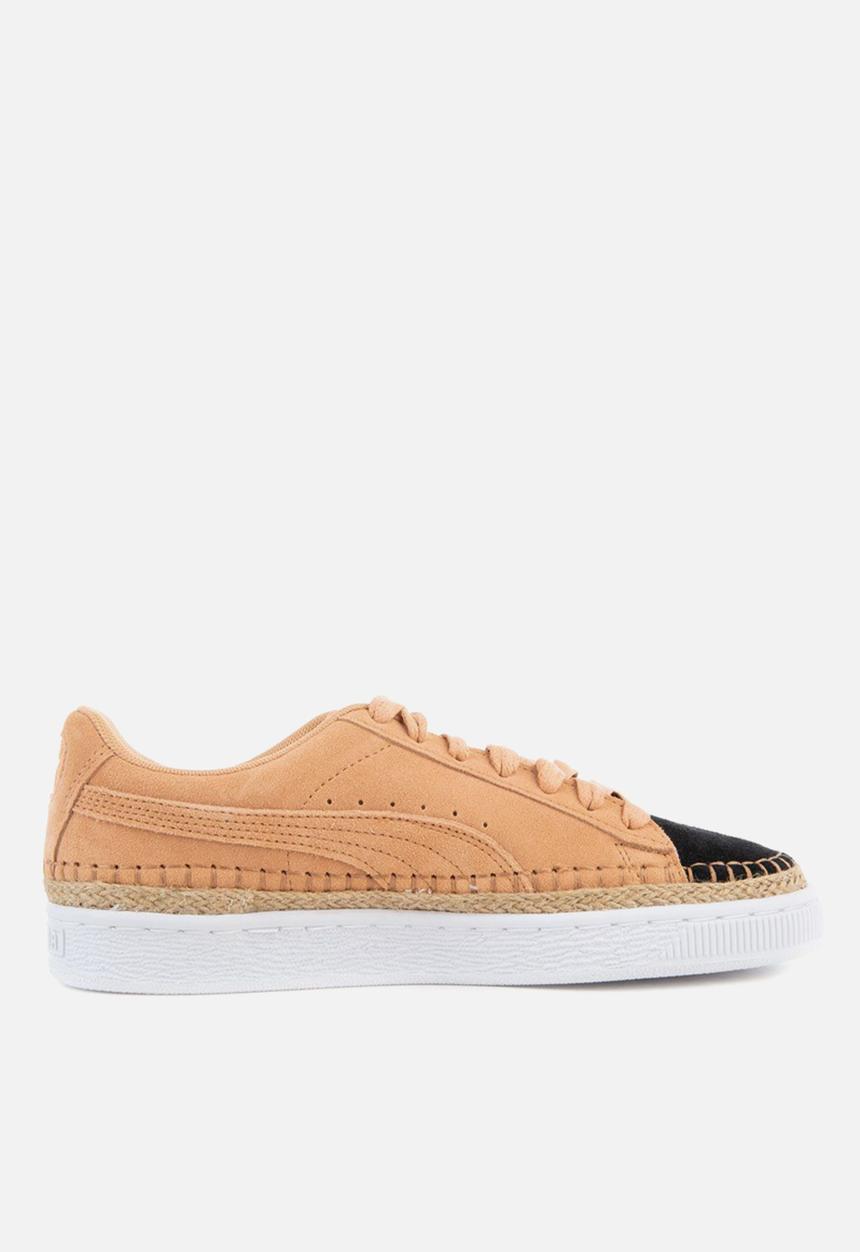 PUMA - Suede Sneakerdrille - toast-Puma black