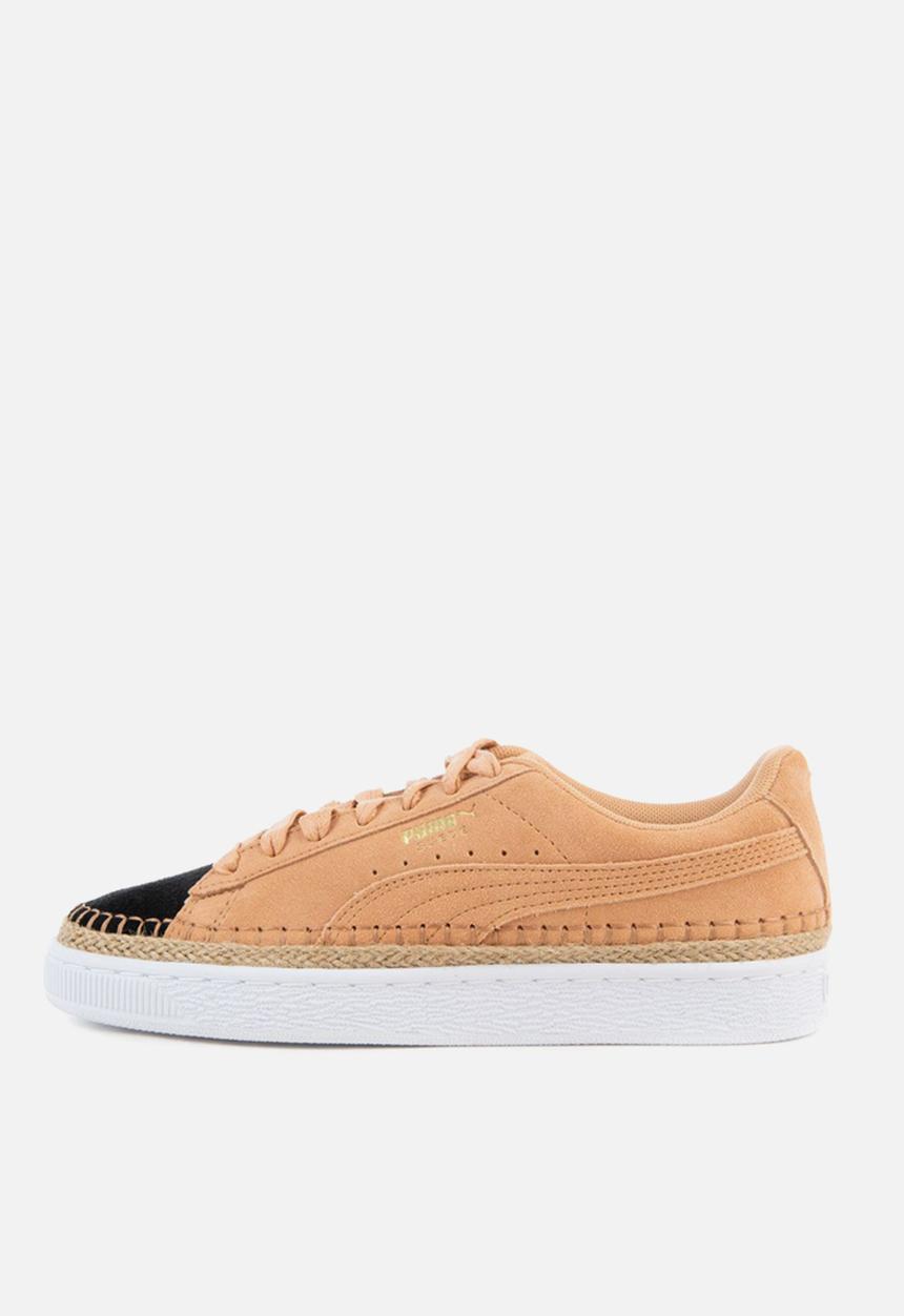 PUMA - Suede Sneakerdrille - toast-Puma black