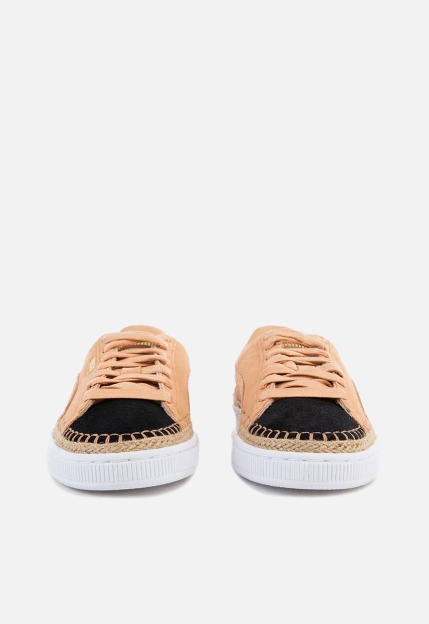 PUMA - Suede Sneakerdrille - toast-Puma black
