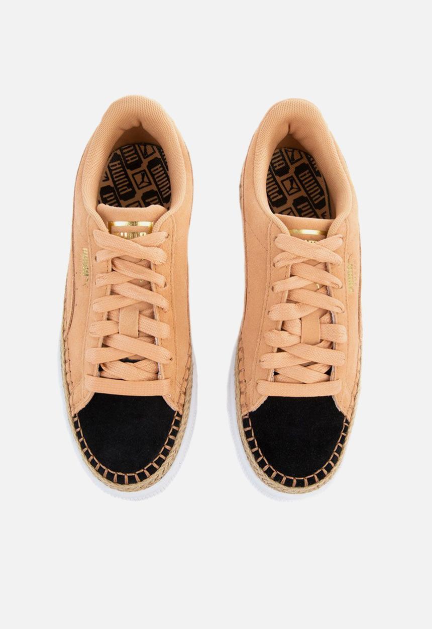 PUMA - Suede Sneakerdrille - toast-Puma black