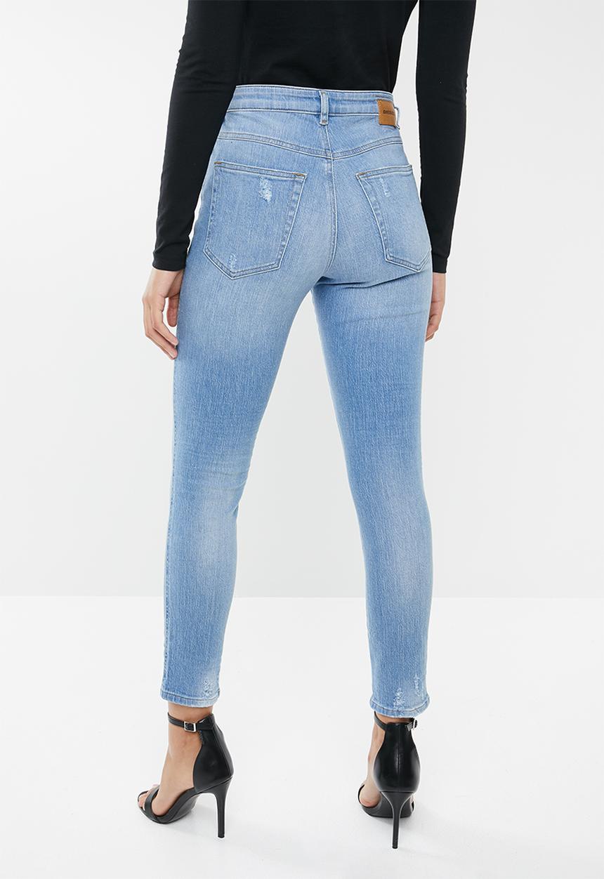 Diesel  - Babhila high cropped jean - blue