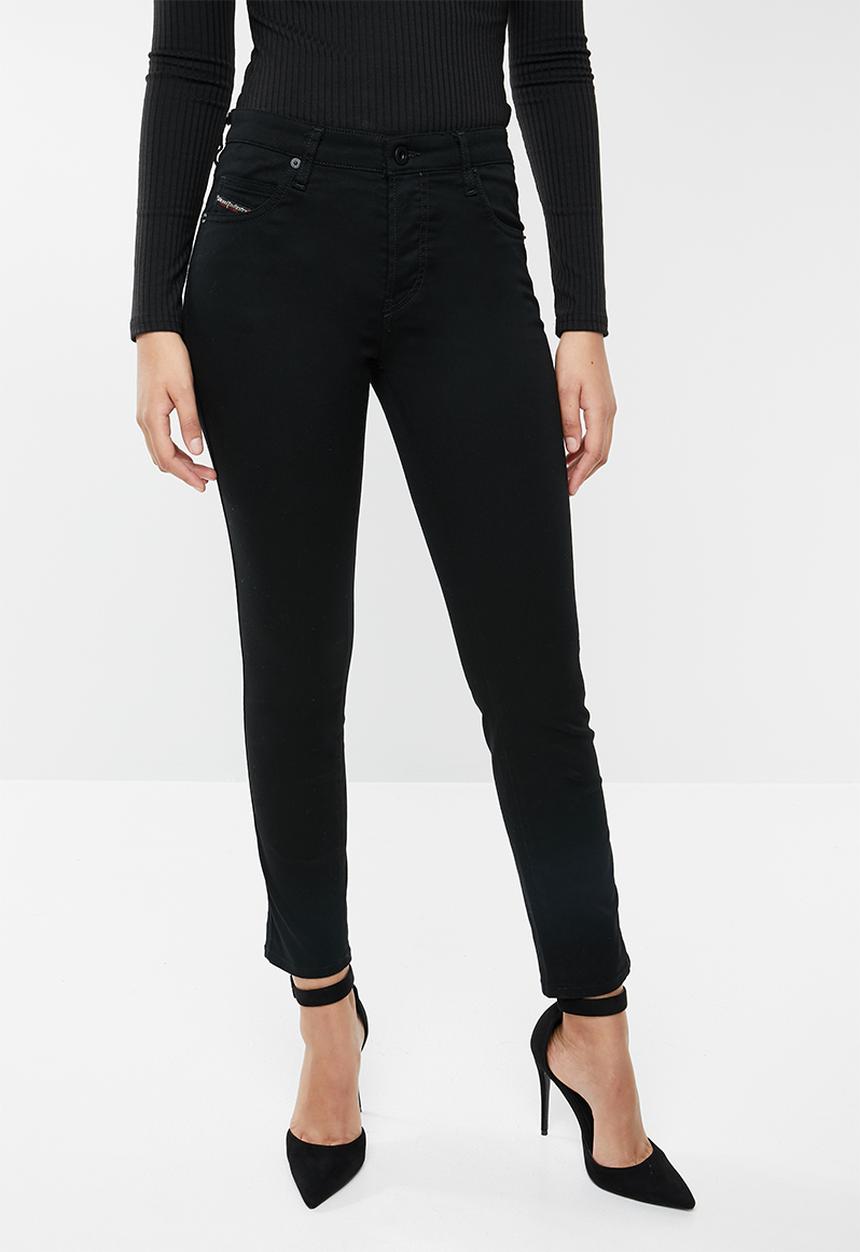 Diesel  - Babhila mid cropped jean - black
