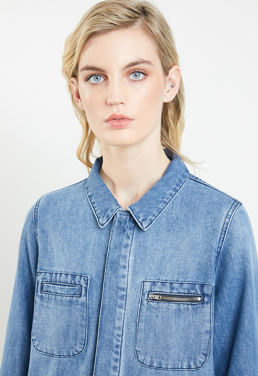 Vero Moda - Kelly belt jacket - blue