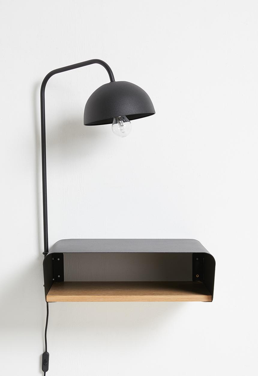 Emerging Creatives - Stockholm floating table & light - black