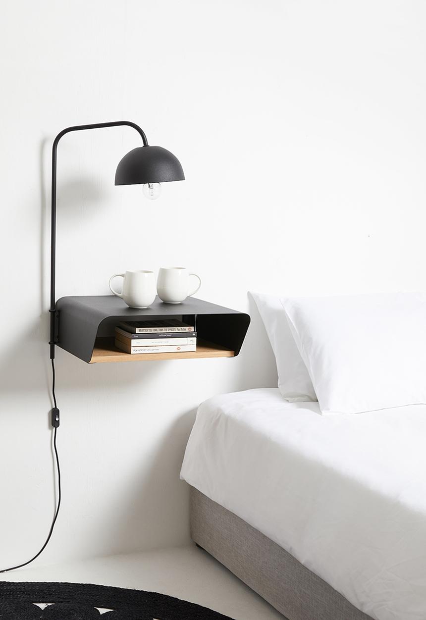 Emerging Creatives - Stockholm floating table & light - black