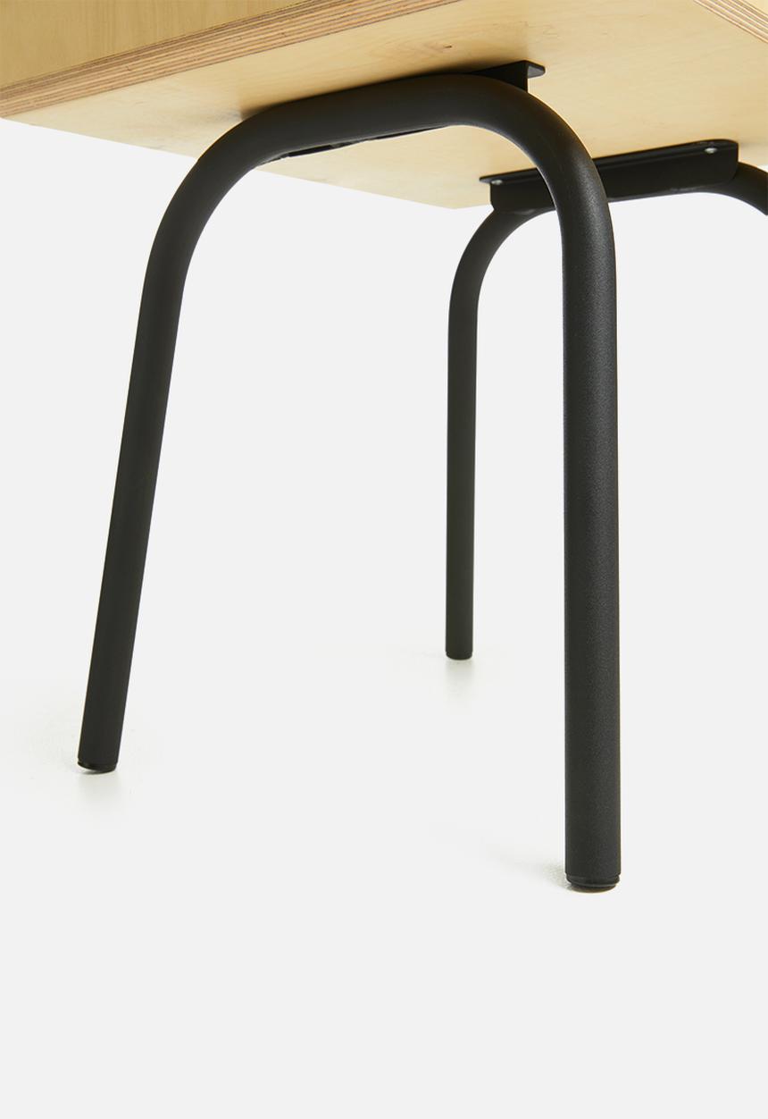 Emerging Creatives - Micasa bedside table - natural & black
