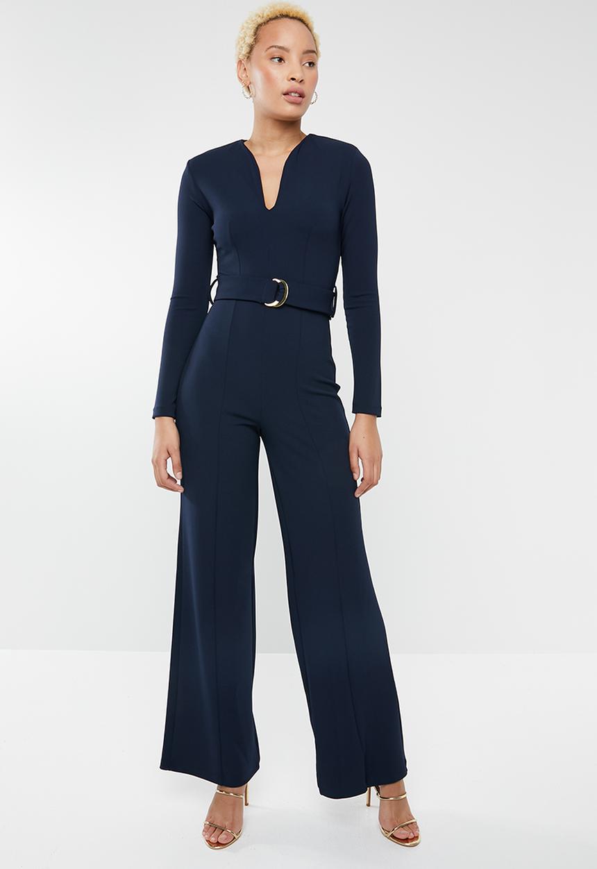 SISSY BOY - Long sleeve jumpsuit with belt - navy