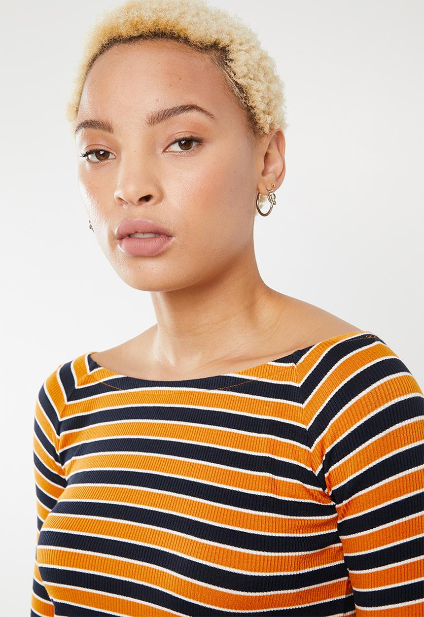 Forever21 - Off shoulder stripe top - multi