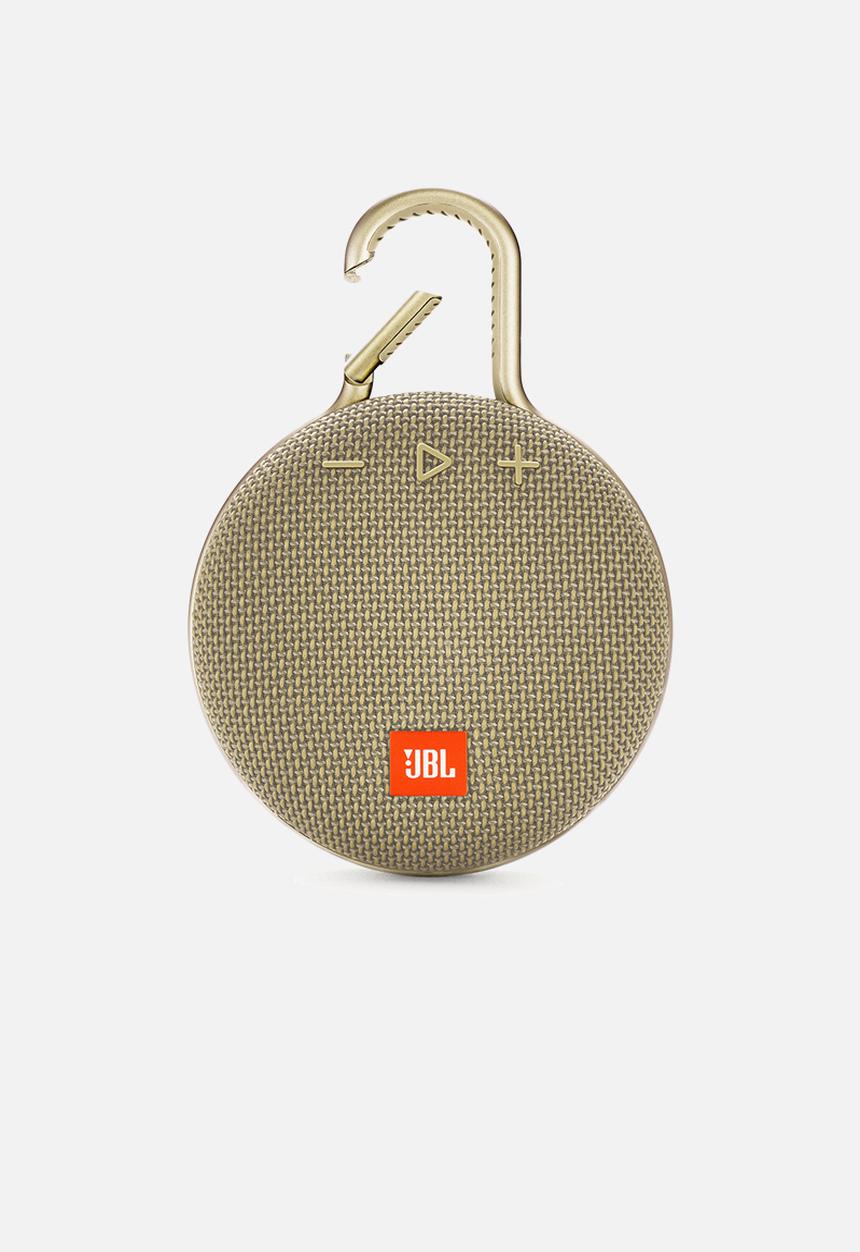 JBL - Clip 3 portable bluetooth speaker - sand
