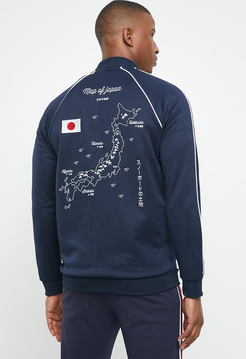 Only & Sons - William embroidery bomber jacket - blues