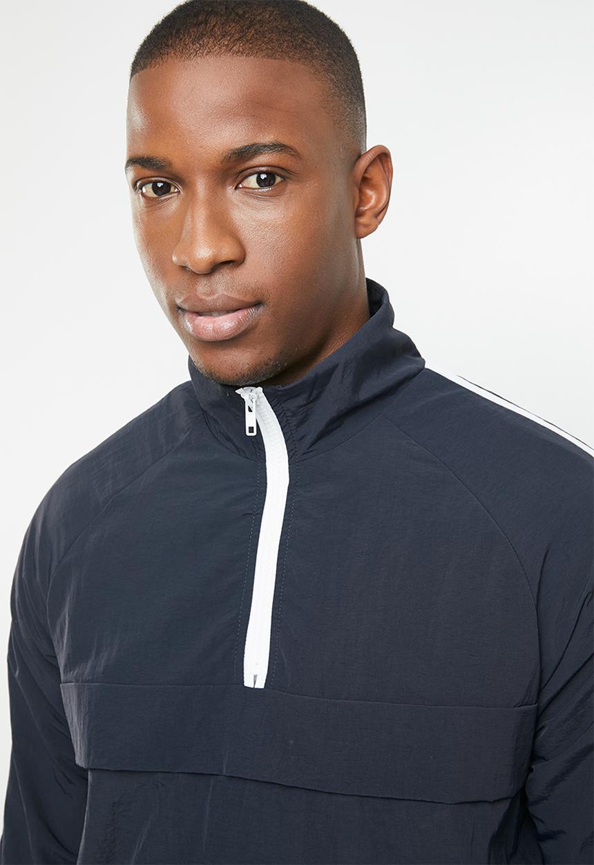 Only & Sons - Chester woven track jacket - navy