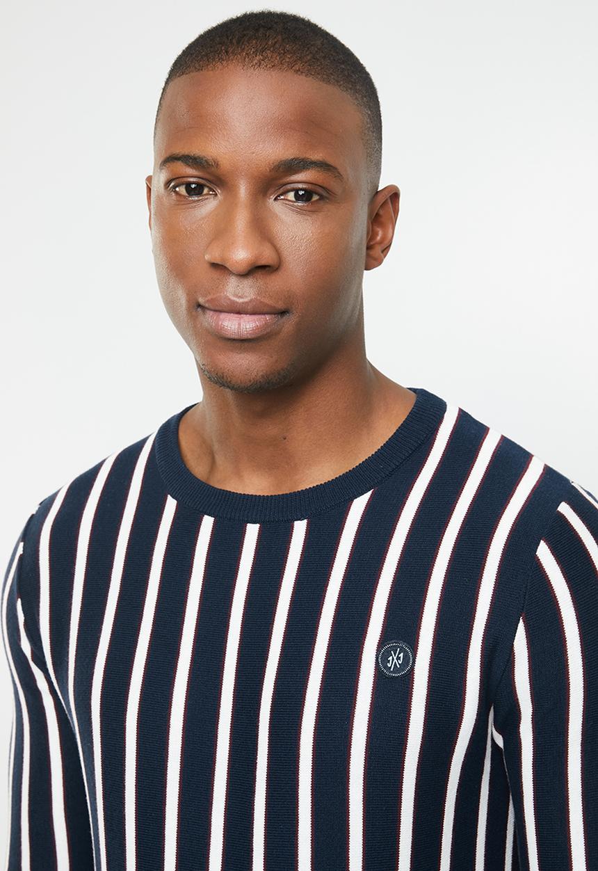Jack & Jones - Steve knit crew neck sweater - multi