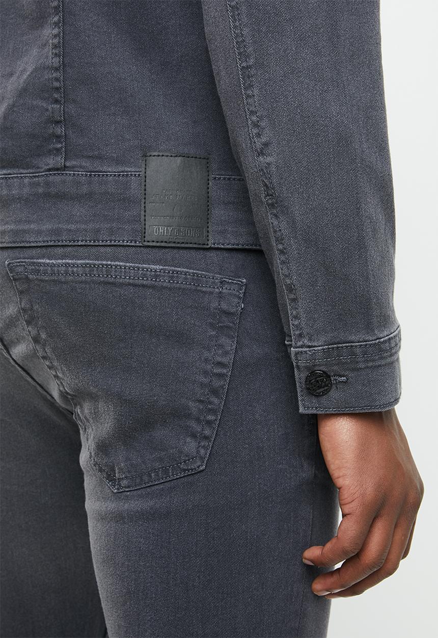 Only & Sons - Coin trucker jacket - grey