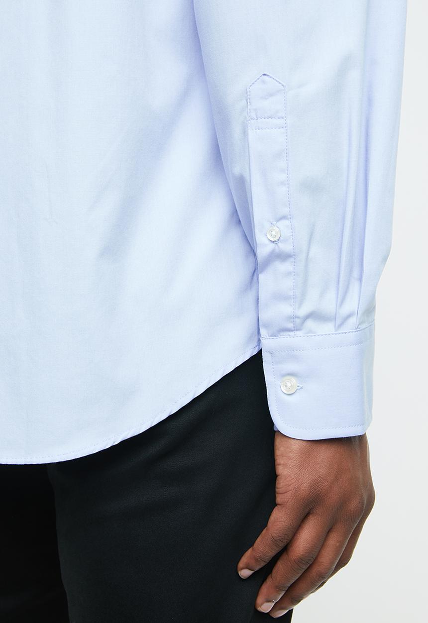POLO - Custom fit work shirt - blue