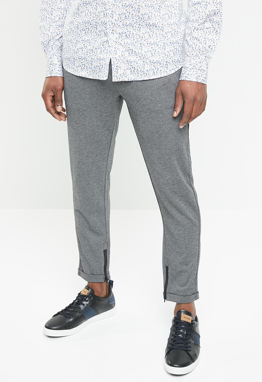 Selected Homme - Alex tapered fit trousers - grey