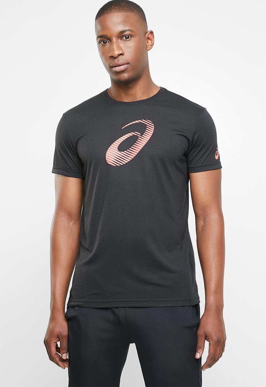 ASICS - GPX short sleeve top - black & red