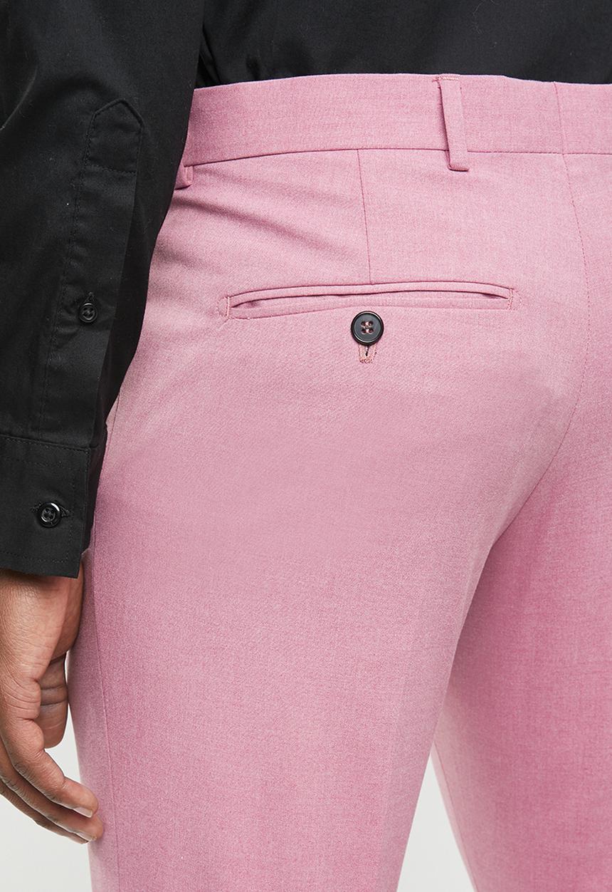 Selected Homme - Logan slim fit trousers - pink