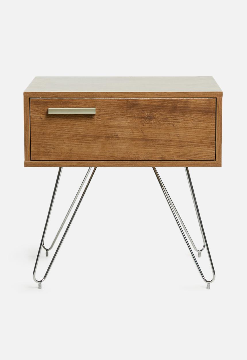HMS Home - Pin pedestal - wild oak