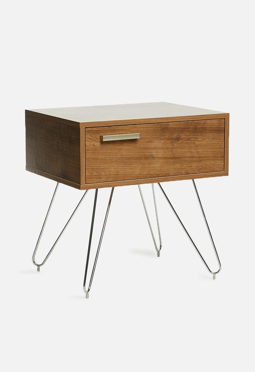 HMS Home - Pin pedestal - wild oak