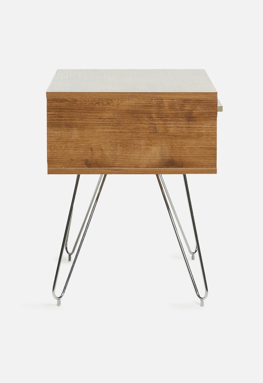 HMS Home - Pin pedestal - wild oak