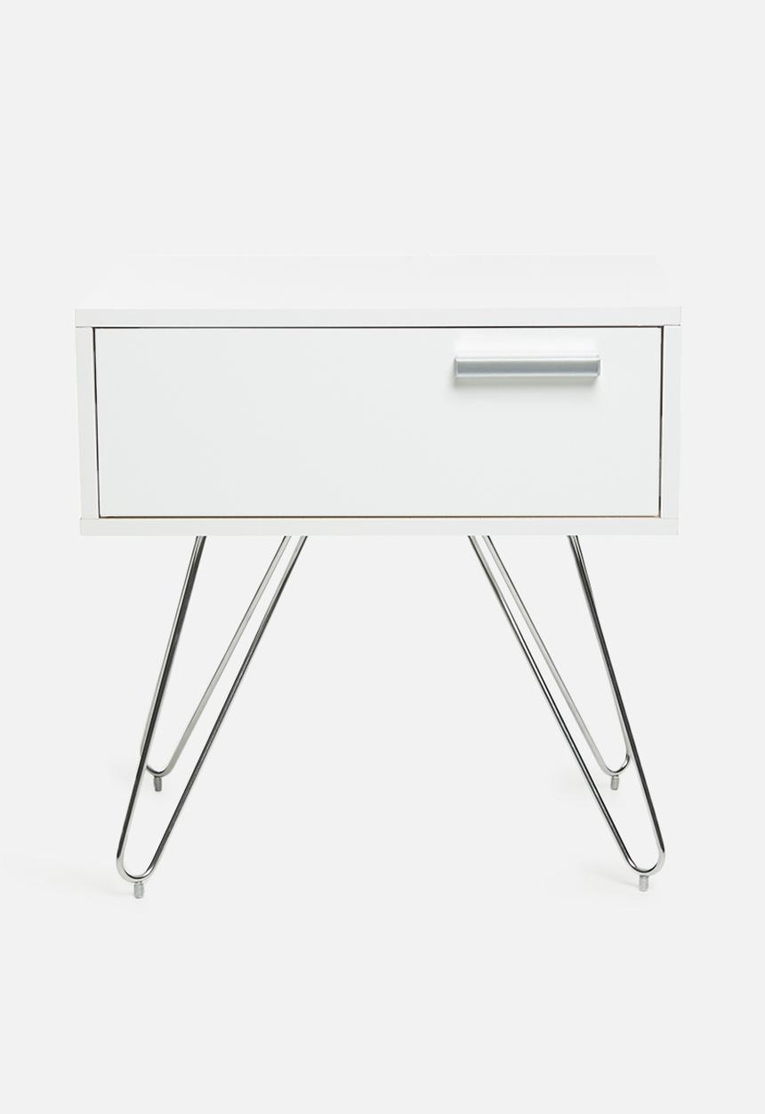 HMS Home - Pin pedestal - white gloss