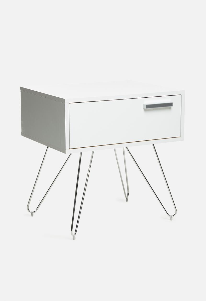 HMS Home - Pin pedestal - white gloss