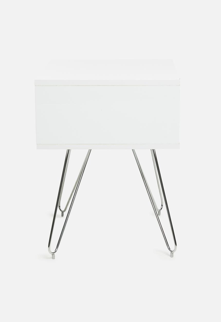 HMS Home - Pin pedestal - white gloss