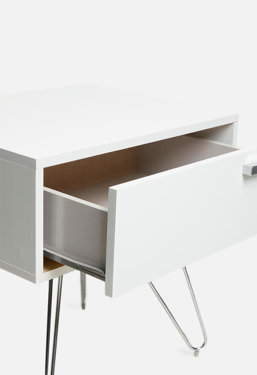 HMS Home - Pin pedestal - white gloss