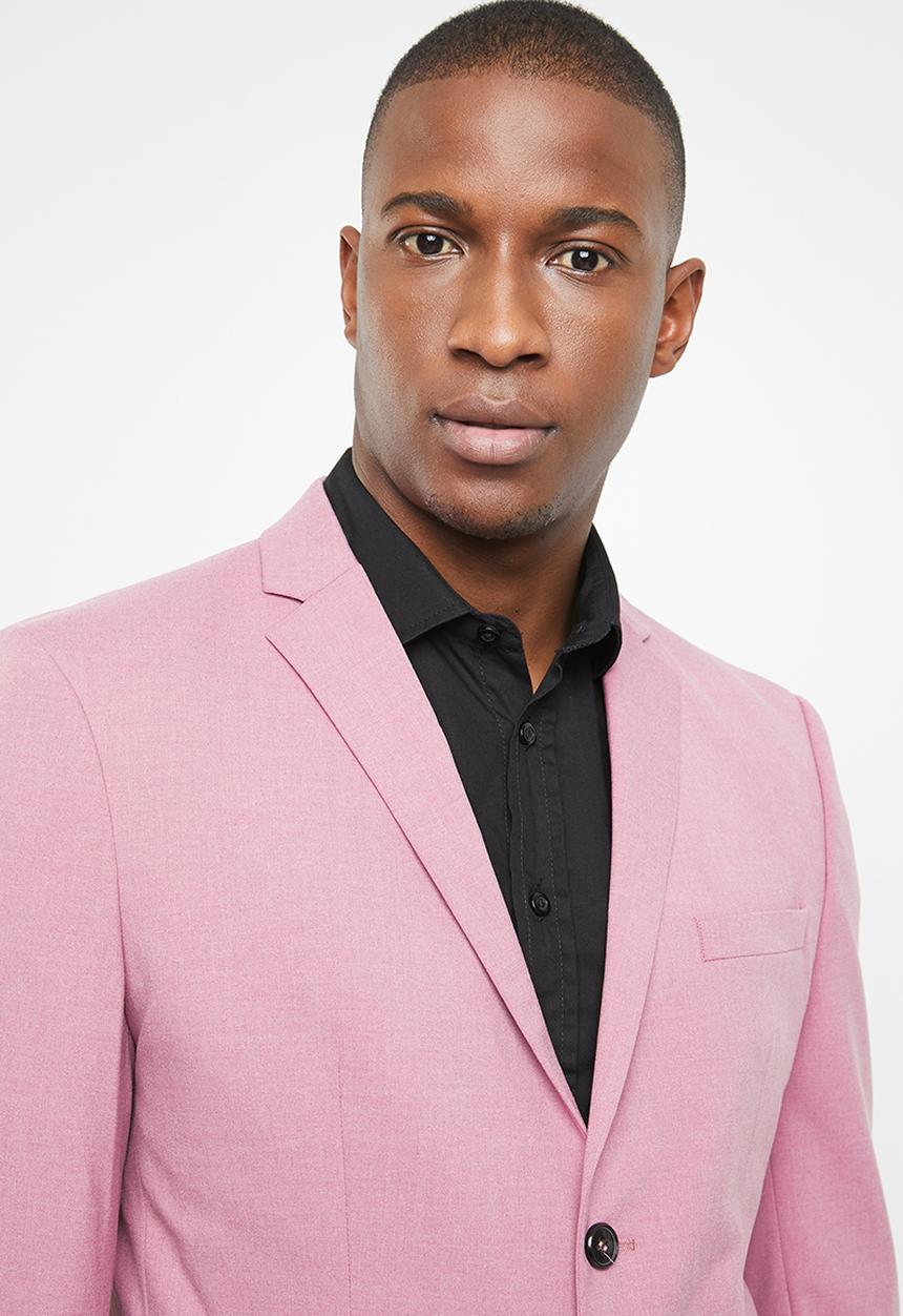 Selected Homme - Logan slim fit blazer - pink