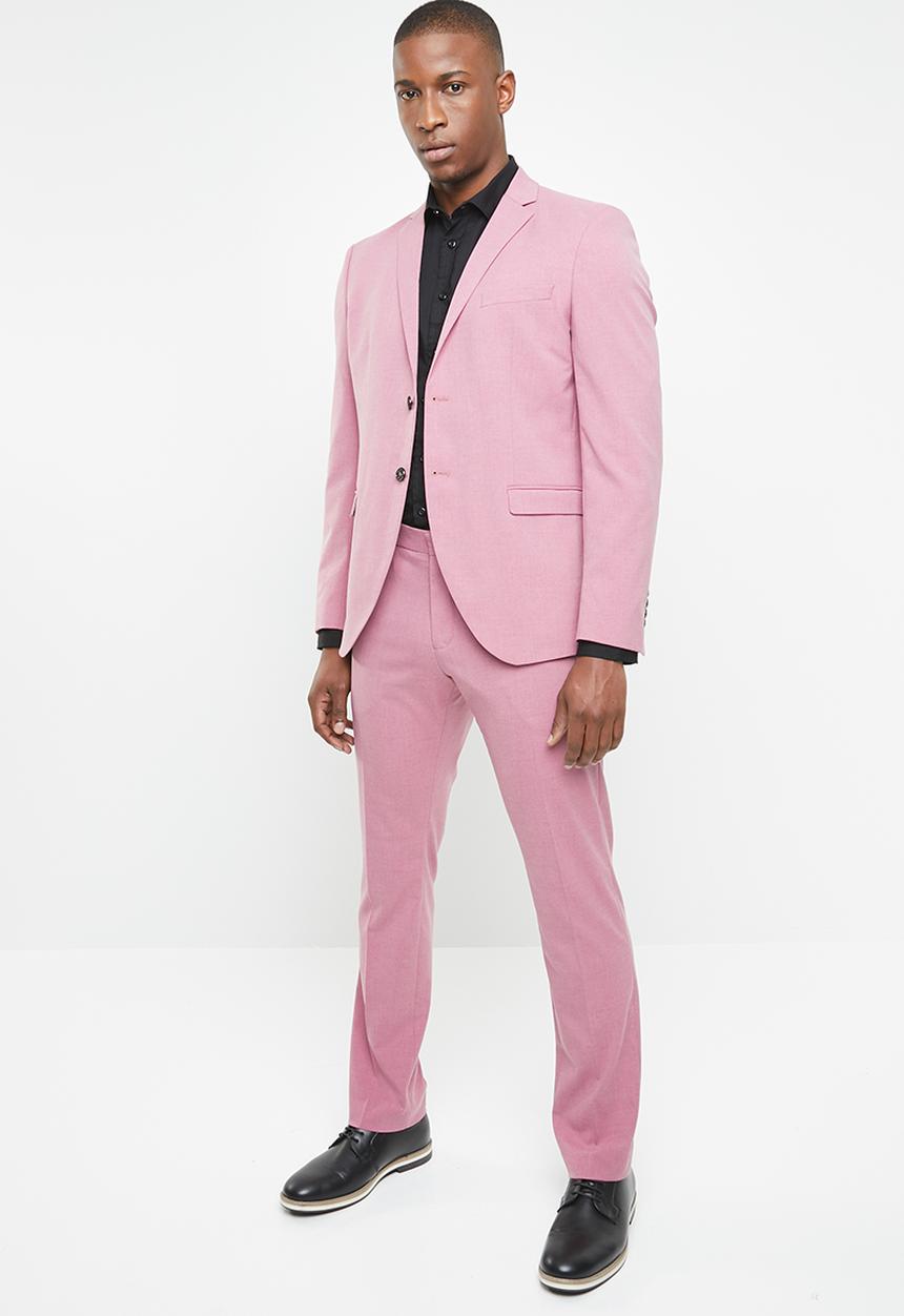 Selected Homme - Logan slim fit blazer - pink
