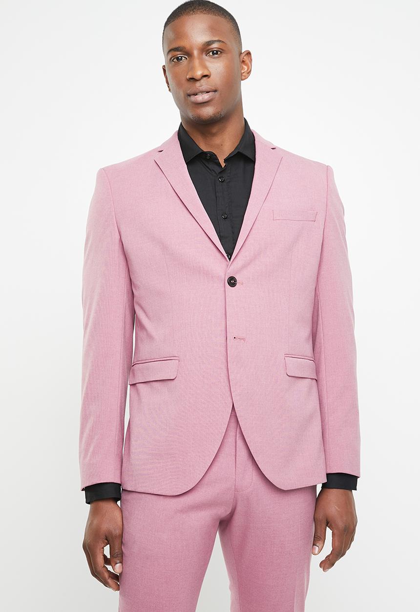 Selected Homme - Logan slim fit blazer - pink