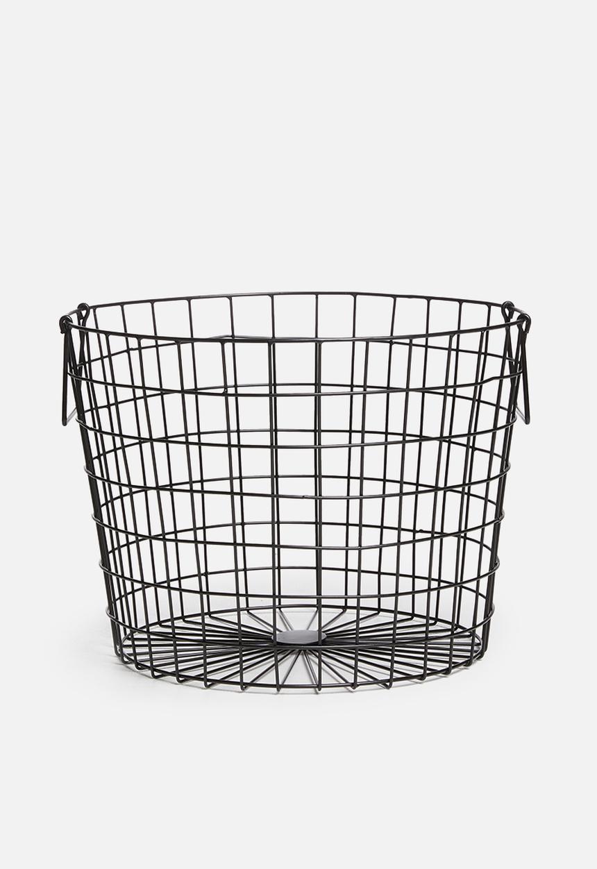 Sixth Floor - Logan basket - black 