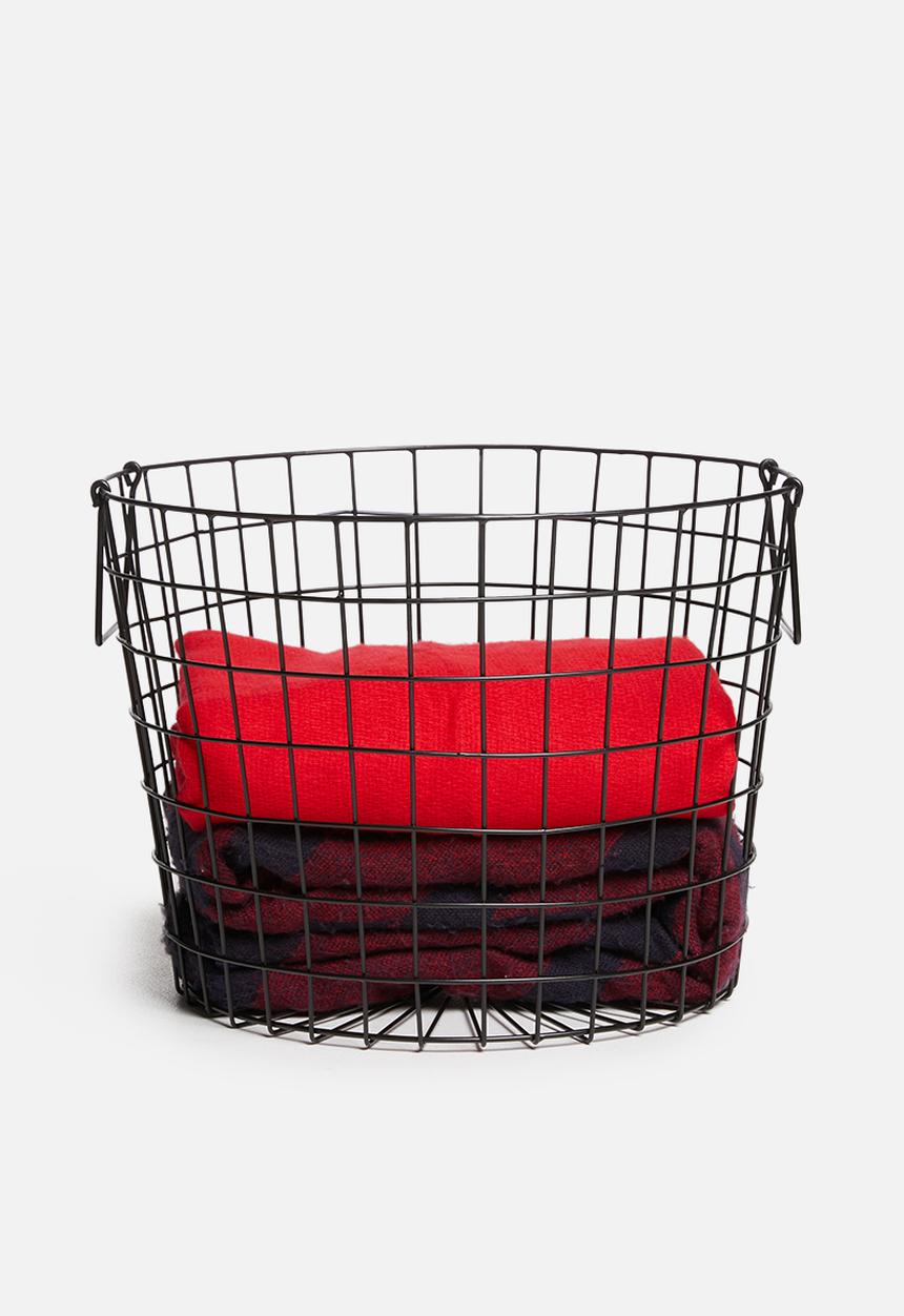 Sixth Floor - Logan basket - black 