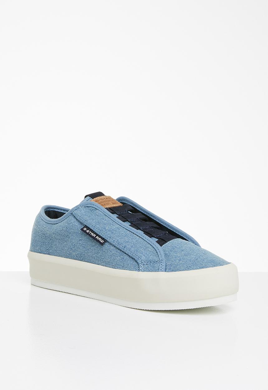 G-STAR - Strett lace up - light blue aged