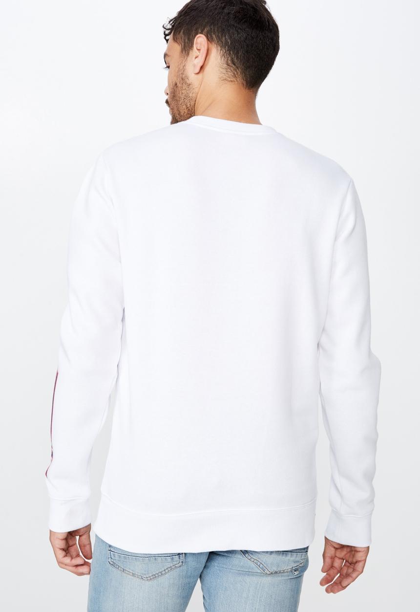 Cotton On - Active crew neck sweater - white