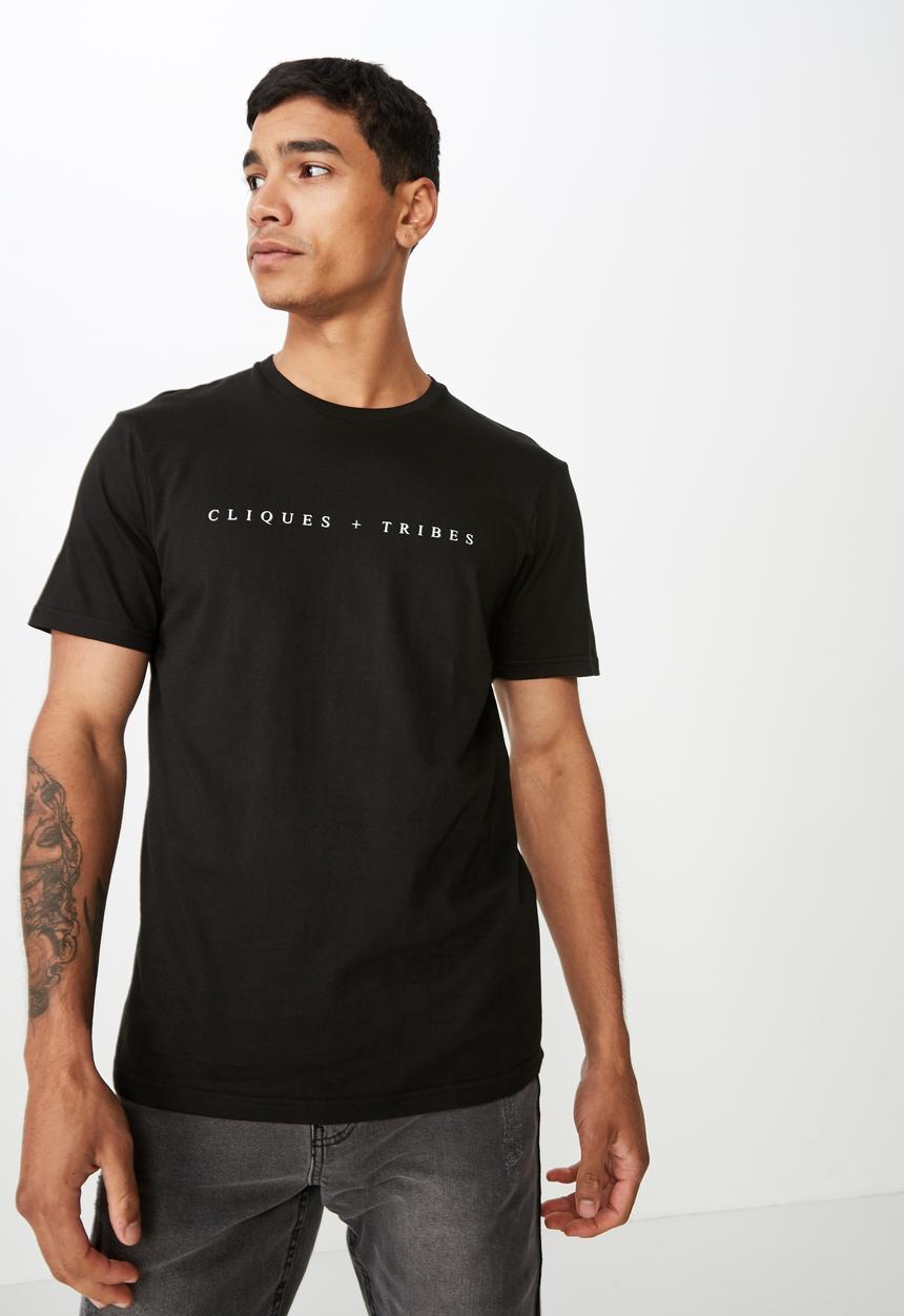Cotton On - Tbar urban tee - black