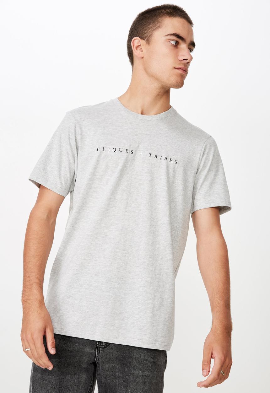 Cotton On - Tbar urban tee - grey