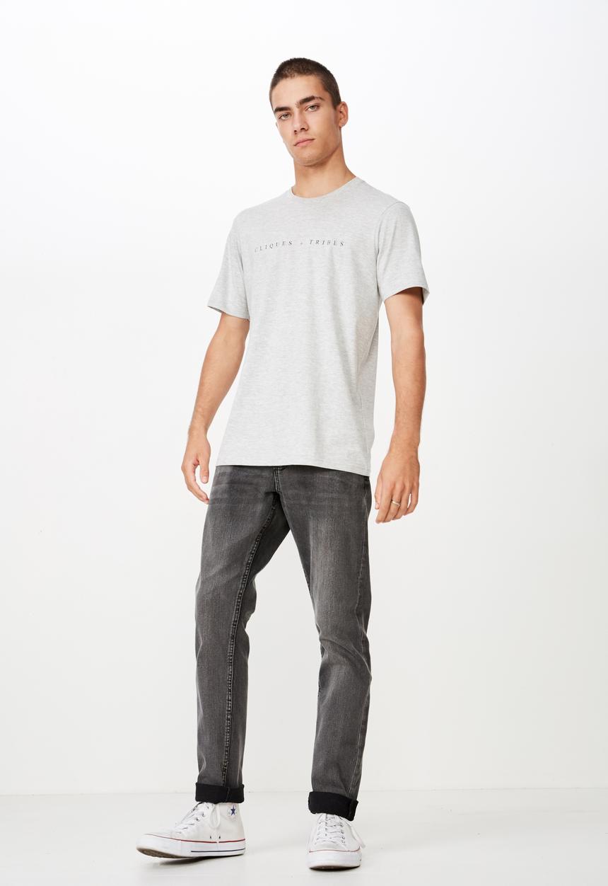 Cotton On - Tbar urban tee - grey