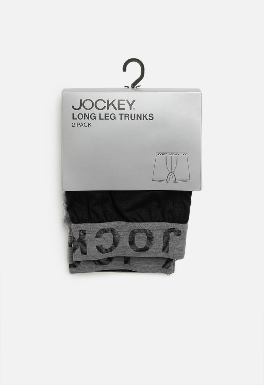 Jockey - 2 pack pouch trunk - black & grey