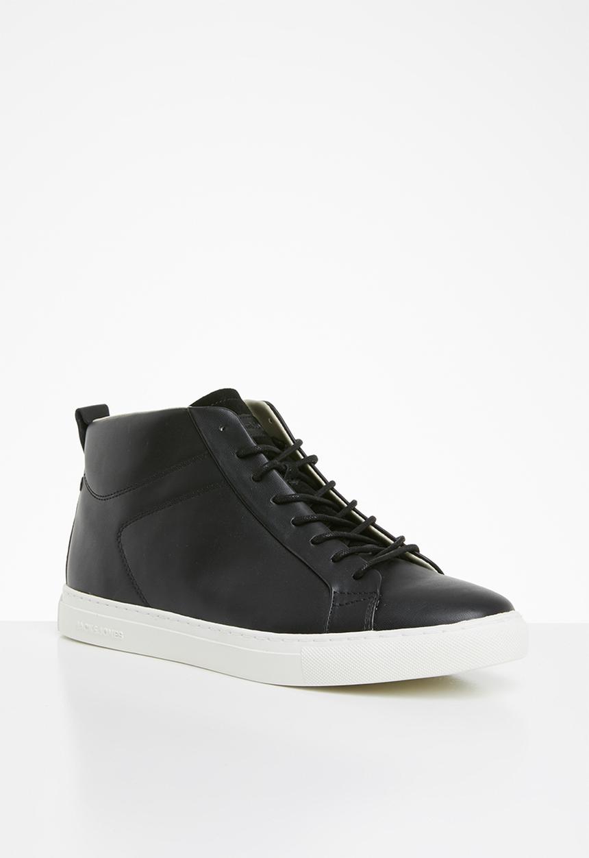 Jack & Jones - JFW neptune fusion leather - black