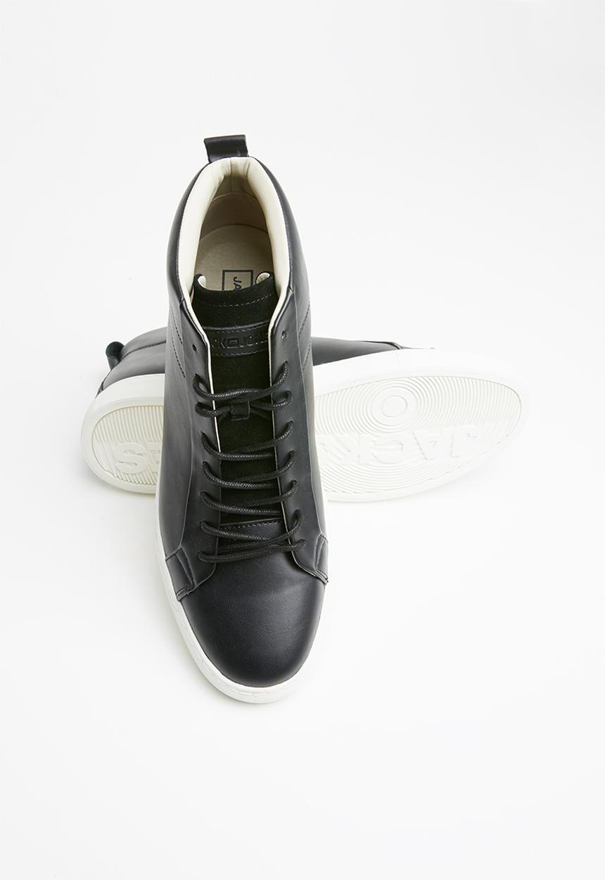 Jack & Jones - JFW neptune fusion leather - black