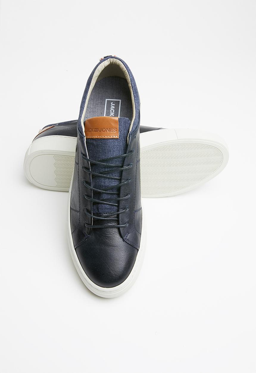 Jack & Jones - Barbon leather - navy