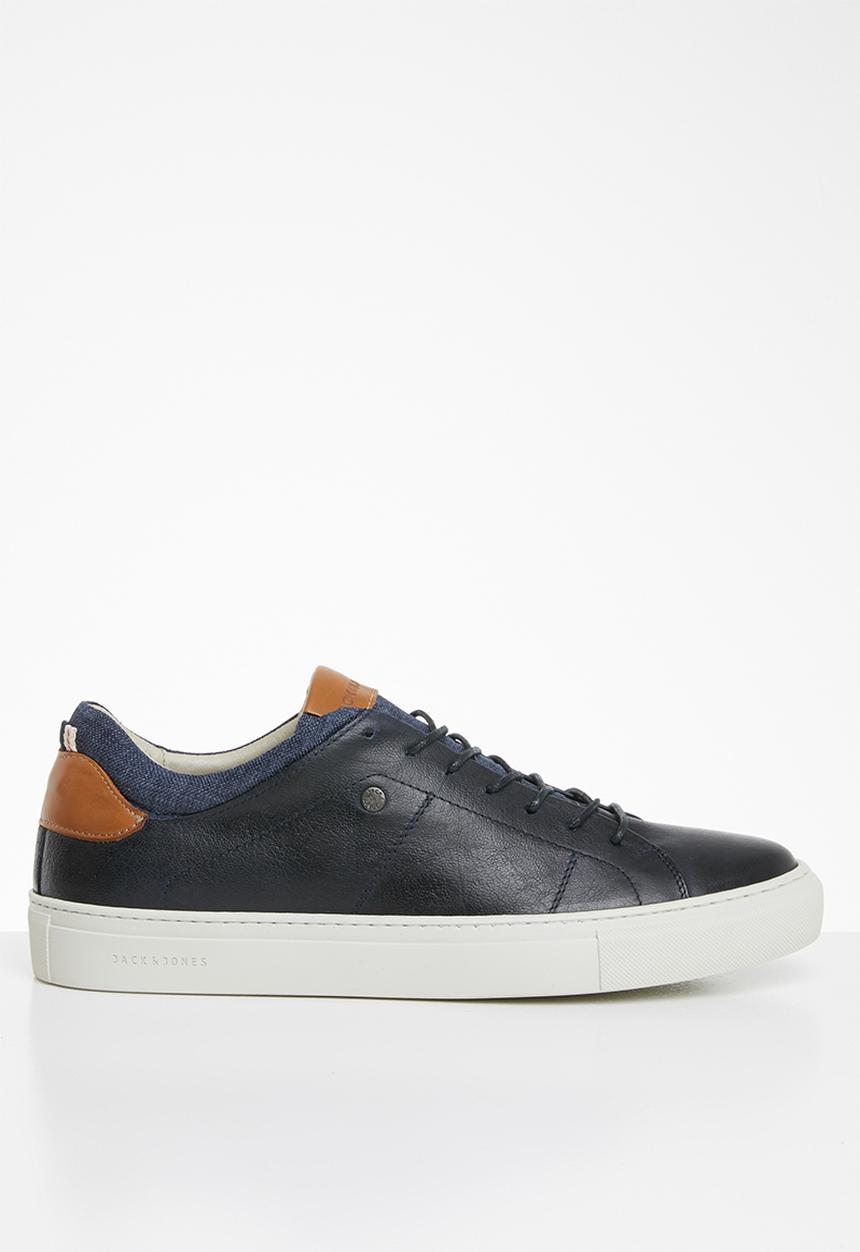 Jack & Jones - Barbon leather - navy