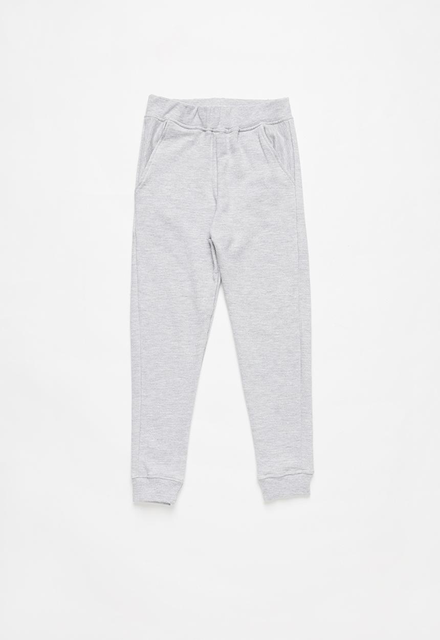 Pop Candy - Kids 2 pack tracksuit pants - black & grey