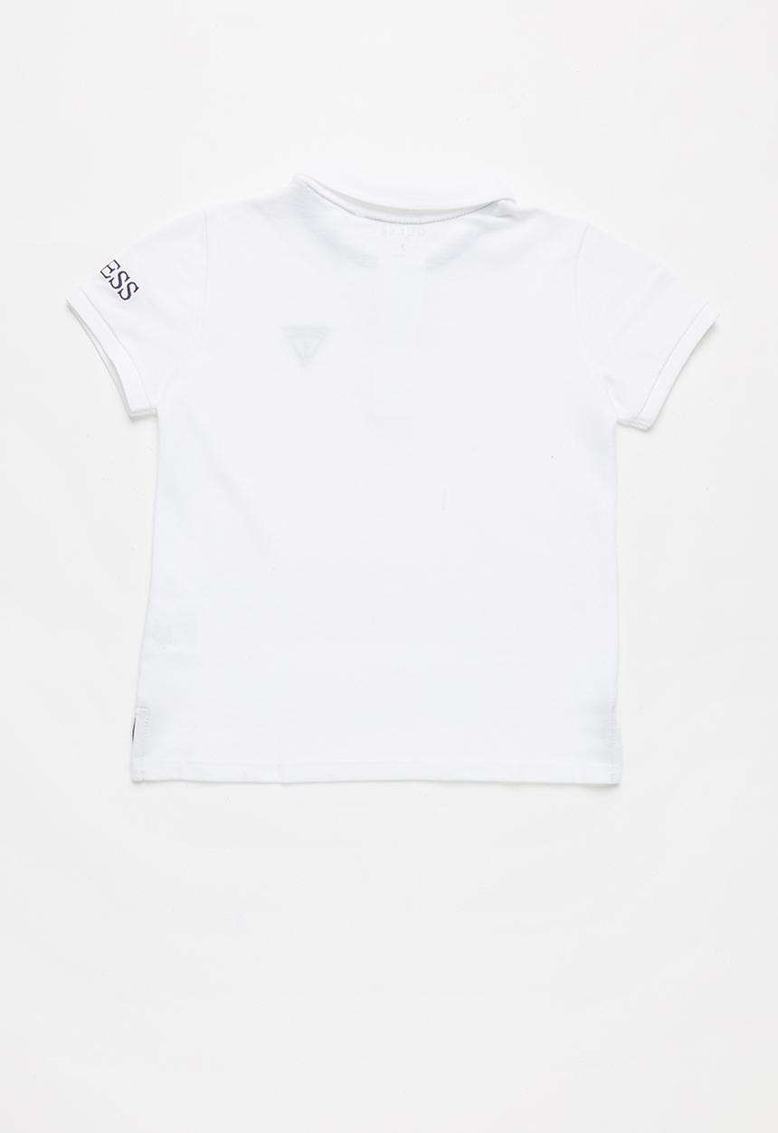 GUESS - Teens short sleeve guess core polo - white