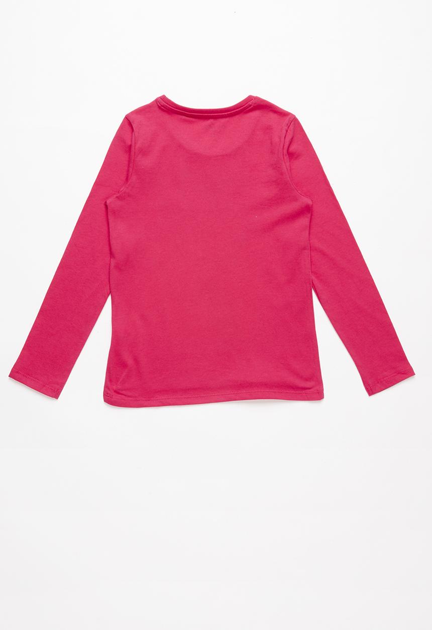 GUESS - Teens long sleeve popstar tee - rose
