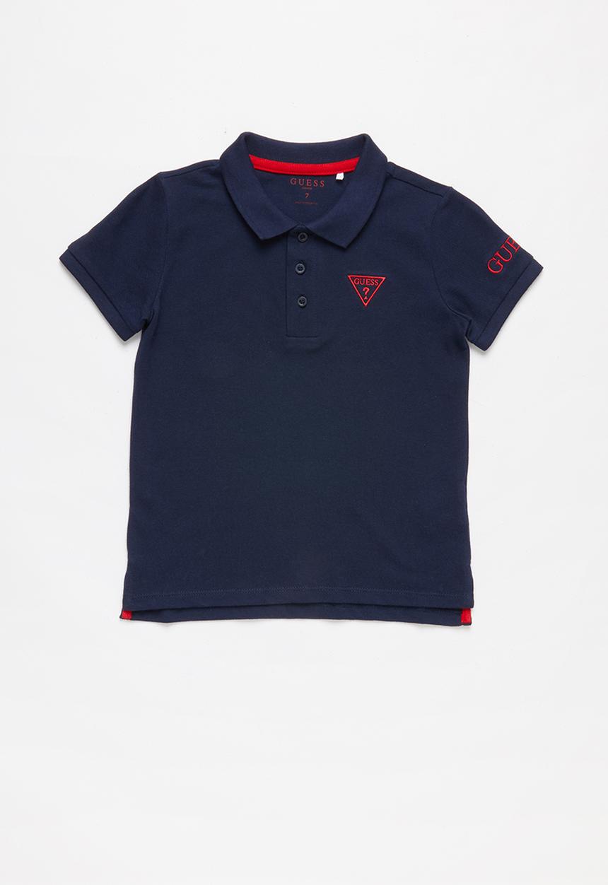 GUESS - Teens short sleeve guess core polo - navy 