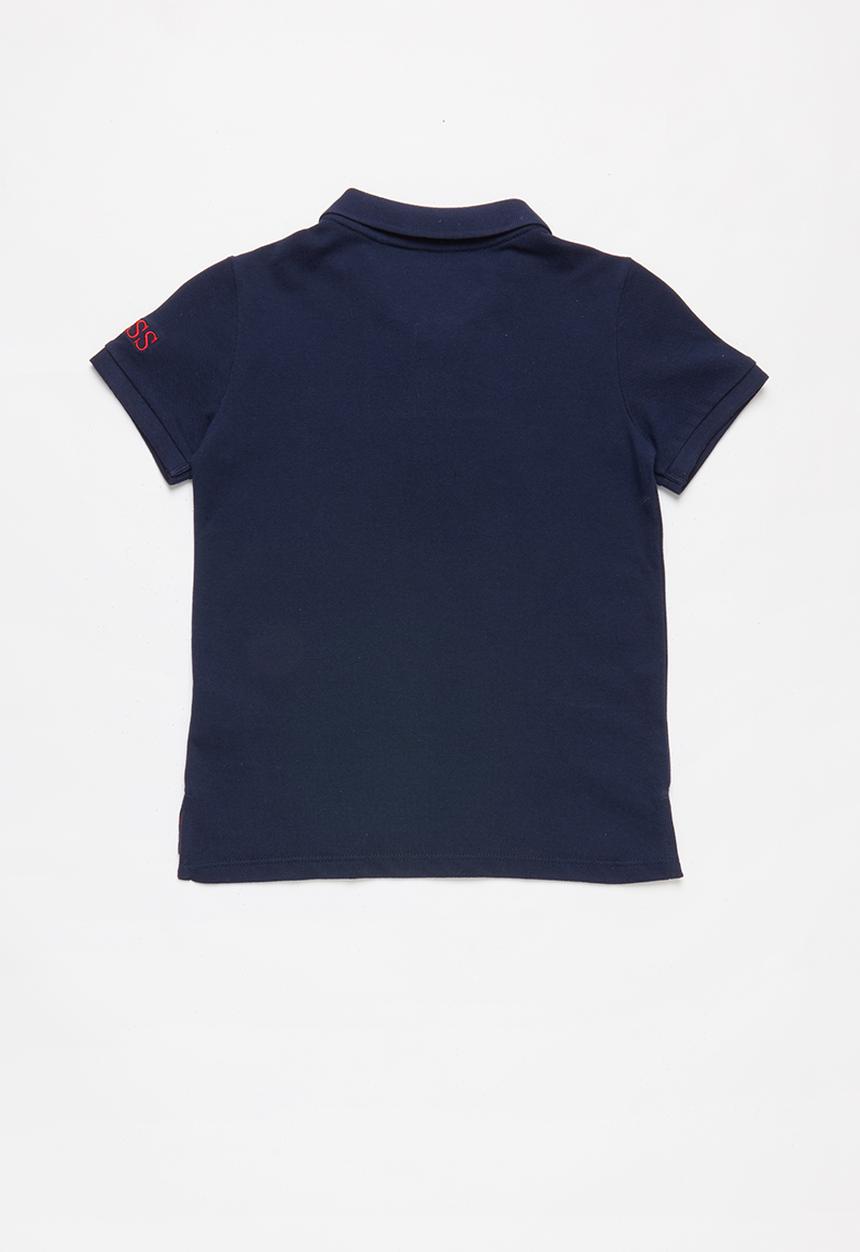 GUESS - Teens short sleeve guess core polo - navy 