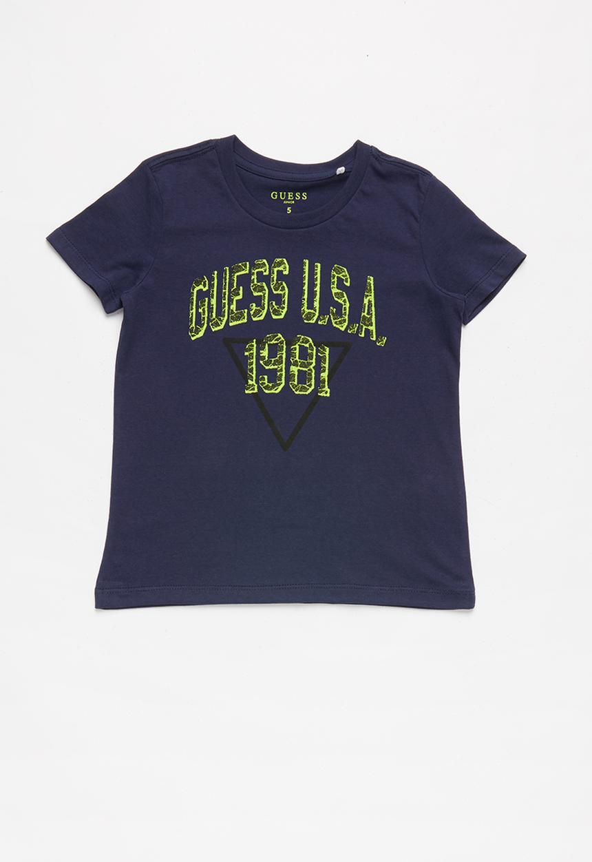 GUESS - Short sleeve guess USA 1981 tee - navy