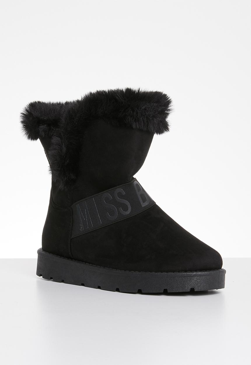 Miss Black - Flat boot - black